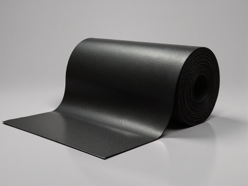 卷状防水卷材,表面平整,颜色多为黑色或深色
